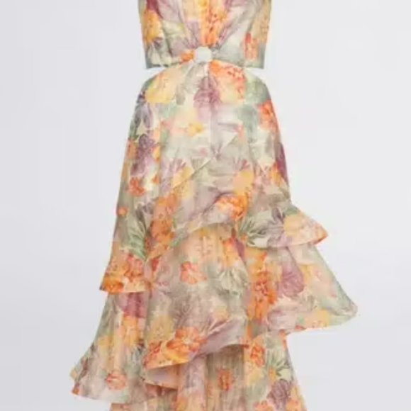 SHEIKE IMPERIAL FLORAL DRESS - SIZE 10 - Picture 3 of 6